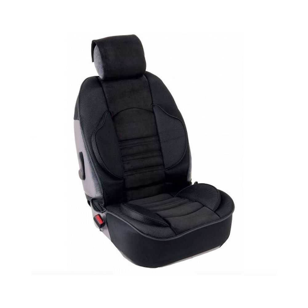 Housse De Siège Avant Confort Pour Dacia Duster (2010-2017) | Noir, Avec Mousse Mémoire De Forme | Protection Et Confort Accru
