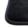 Tapis XANTIA CITROEN - 2 Avants Gris/Bleu - Offre GOLD: Tuft et ganse nubuck