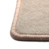 Tapis RENAULT ESPACE - 2 Avants + 1 bloc arriere avec cOffre Beige - Offre LUXE GT: Aiguilleté 750g/m2