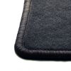 Tapis RENAULT R12 - 2 Avants Noir - Offre LUXE GT: Aiguilleté 750g/m2