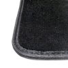 Tapis RENAULT R12 - 2 Avants + 2 arrieres Noir - Offre ETILE: Tuft et ganse textile