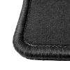 Tapis PEUGEOT 106 - 2 Avants Noir - Offre ELEGANCE: Tuft 550g/m2