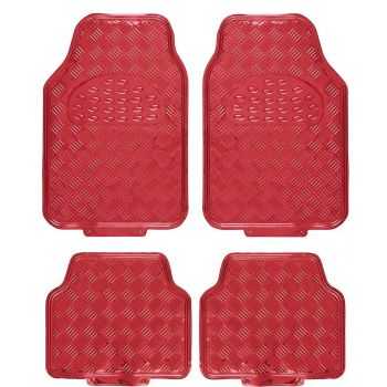 Tapis voiture Pvc Rouge