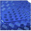 Tapis universel 2 avants + 2 arrières Pvc effet métallisé Bleu