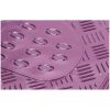 Tapis universel 2 avants + 2 arrières Pvc effet métallisé Rose