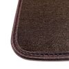 Tapis CLIO 1 RENAULT Marron Tapis voiture 2 Avants + 1 arriere + 1 coffre Tapis de sol pas cher