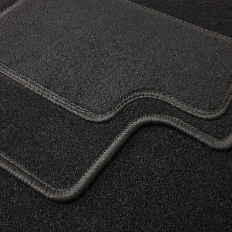Jeu de tapis textile noirs et gris pour A3 à partir de 2008 à 2013