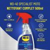 WD-40 Specialist Moto - Pulvérisateur - Nettoyant polyvalent - Compatible tous matériaux - Efficacité immédiate - 500 ml