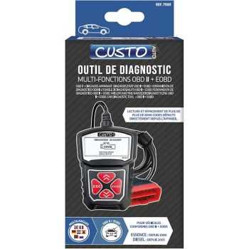 Auto Lecteur OBD 2 Multi-Langues Noir