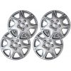 IMDIFA 013/915 Set de 4 Enjoliveurs 13 Pouces Lavezzi, Laques Argent